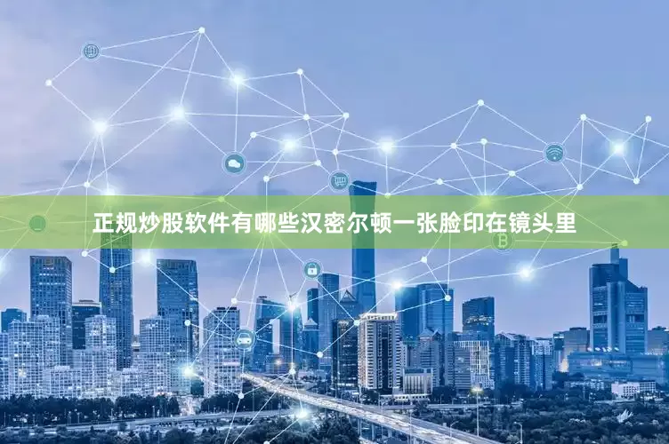 正规炒股软件有哪些汉密尔顿一张脸印在镜头里